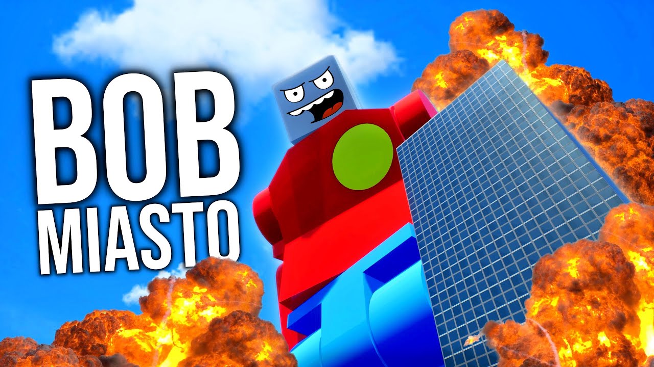 WIELKI BOB w MIEŚCIE 🔥 PLAGA i JA - TRUDNA Misja | Brick Rigs