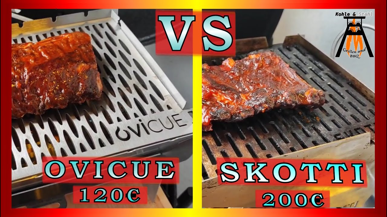 SKOTTI vs OVICUE - Unboxing, Aufbau und Vergleich - Wie grillt es sich? #steak  #ribs #ribeye