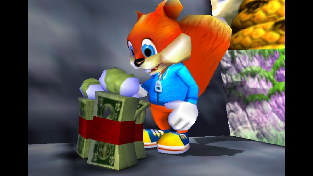 Conker's Bad Fur Day (N64) - Full Game 100% Longplay / Walkthrough - All Cash (HD)
