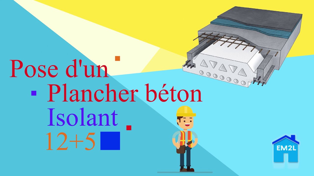 Pose d'un plancher isolant 12+5