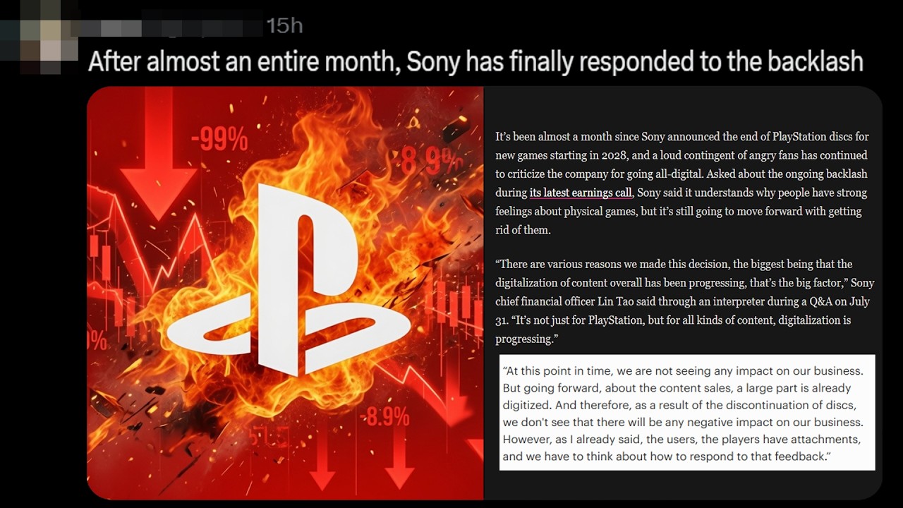 PlayStation Finally Responded