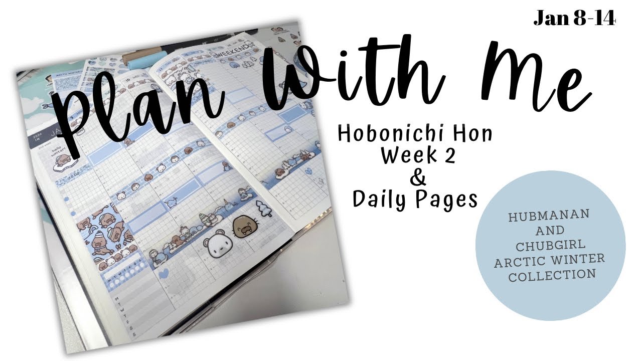 Hobonichi Hon | Plan With Me | Hubman and Chubgirl | Daily Pages