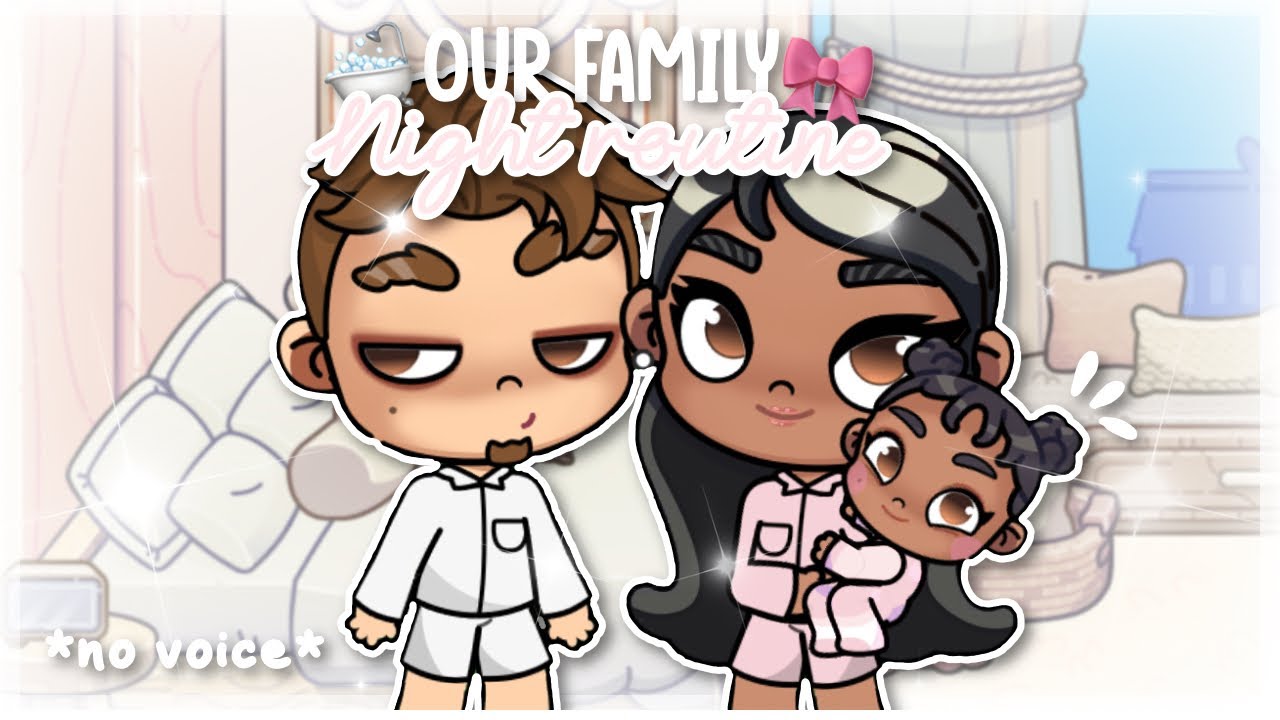 Family Night Routine 🌙 |Avatar World Roleplay| *no voice*