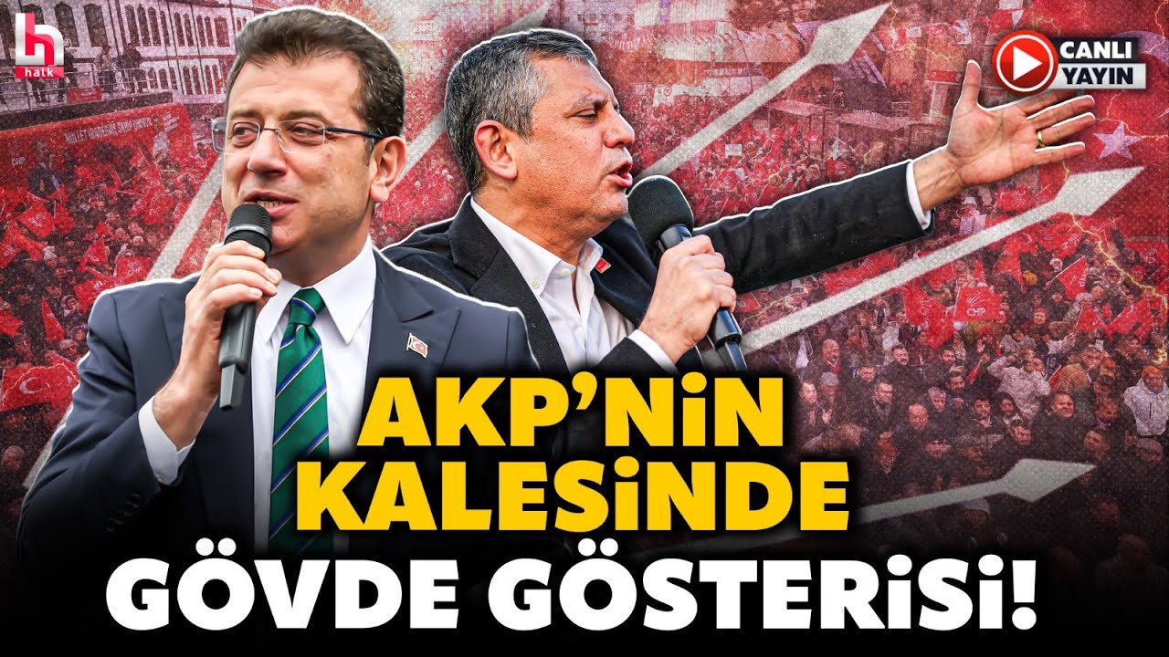 CHP'den Bağcılar'da Tarihe Geçecek İmamoğlu Mitingi! AKP'nin Kalesinde Görülmemiş Kalabalık!