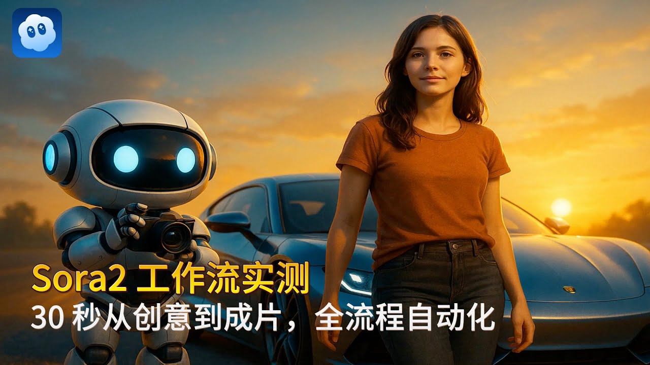 Sora2 工作流实测｜零门槛体验｜一句创意 → 自动生成 AI 视频｜n8n × Kie.AI × GPT 全流程展示