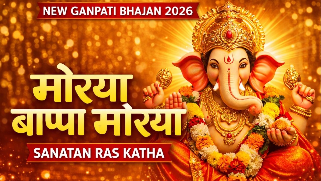 Morya Bappa Morya | New Ganpati Bhajan 2026 | Ganpati Song Marathi | Sanatan Ras Katha