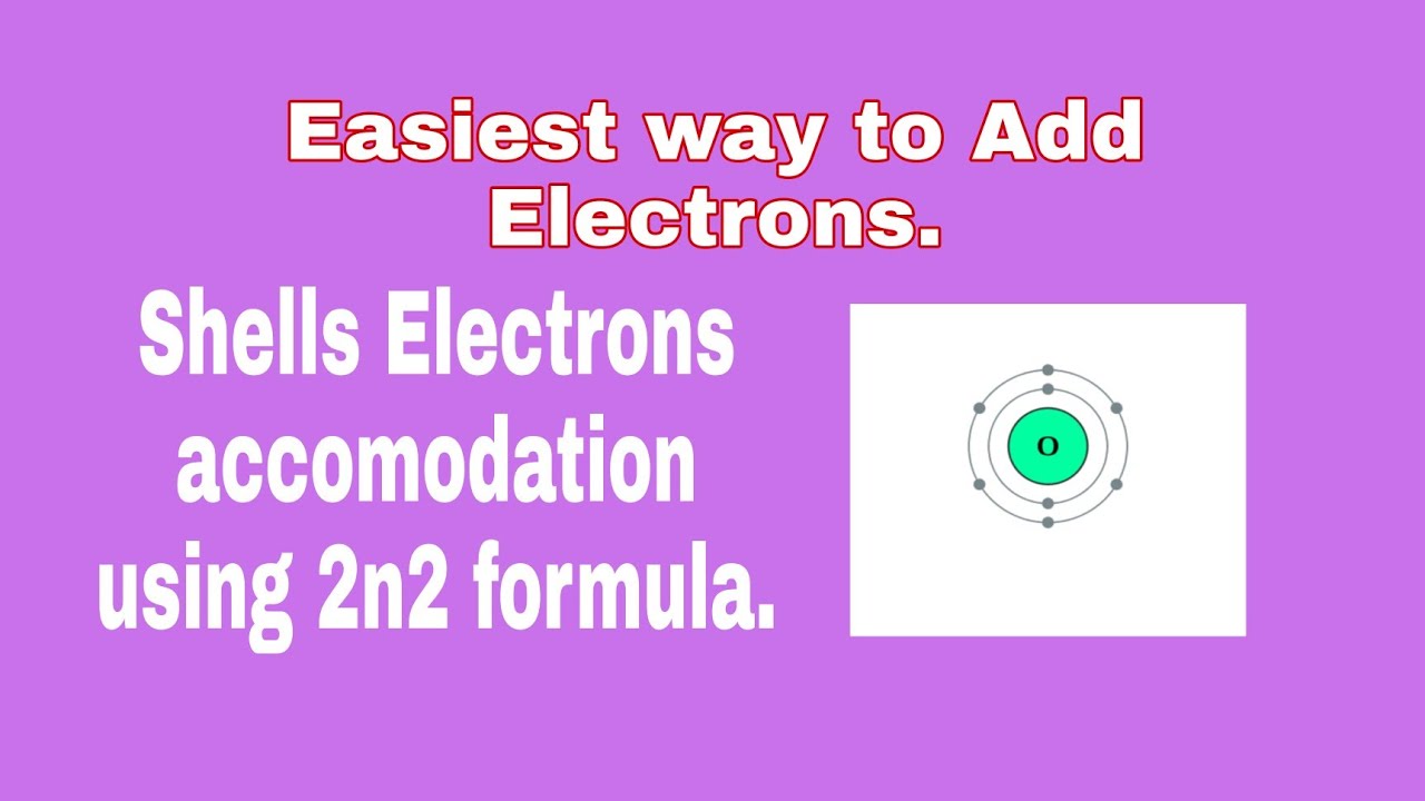 Shells electrons accommodation using 2n2 formula. 9th chemistry lecture#29........41