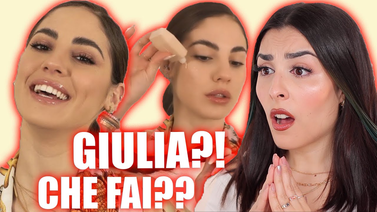 TRUCCATRICE REAGISCE AL MAKE-UP DI GIULIA DE LELLIS || AMBRA JESS