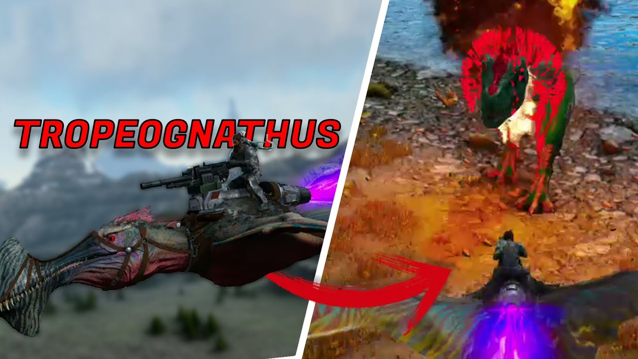 COMO TAMEAR TROPEOGNATHUS EN 5 MINUTOS! y TODAS SUS HABILIDADES (PC, PS y XBOX) - ARK: CRYSTAL ISLES