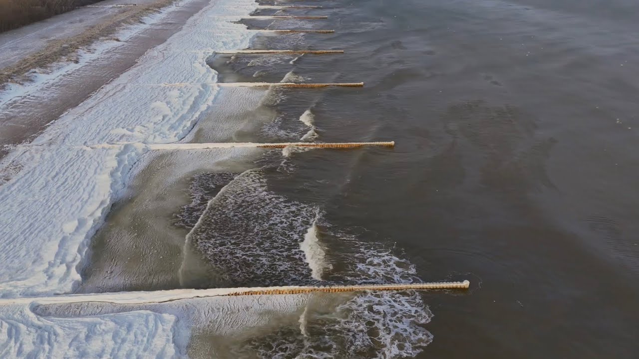 Drohnenaufnahmen – Eiszeit an der Ostsee | Usedom · Winter 2026 