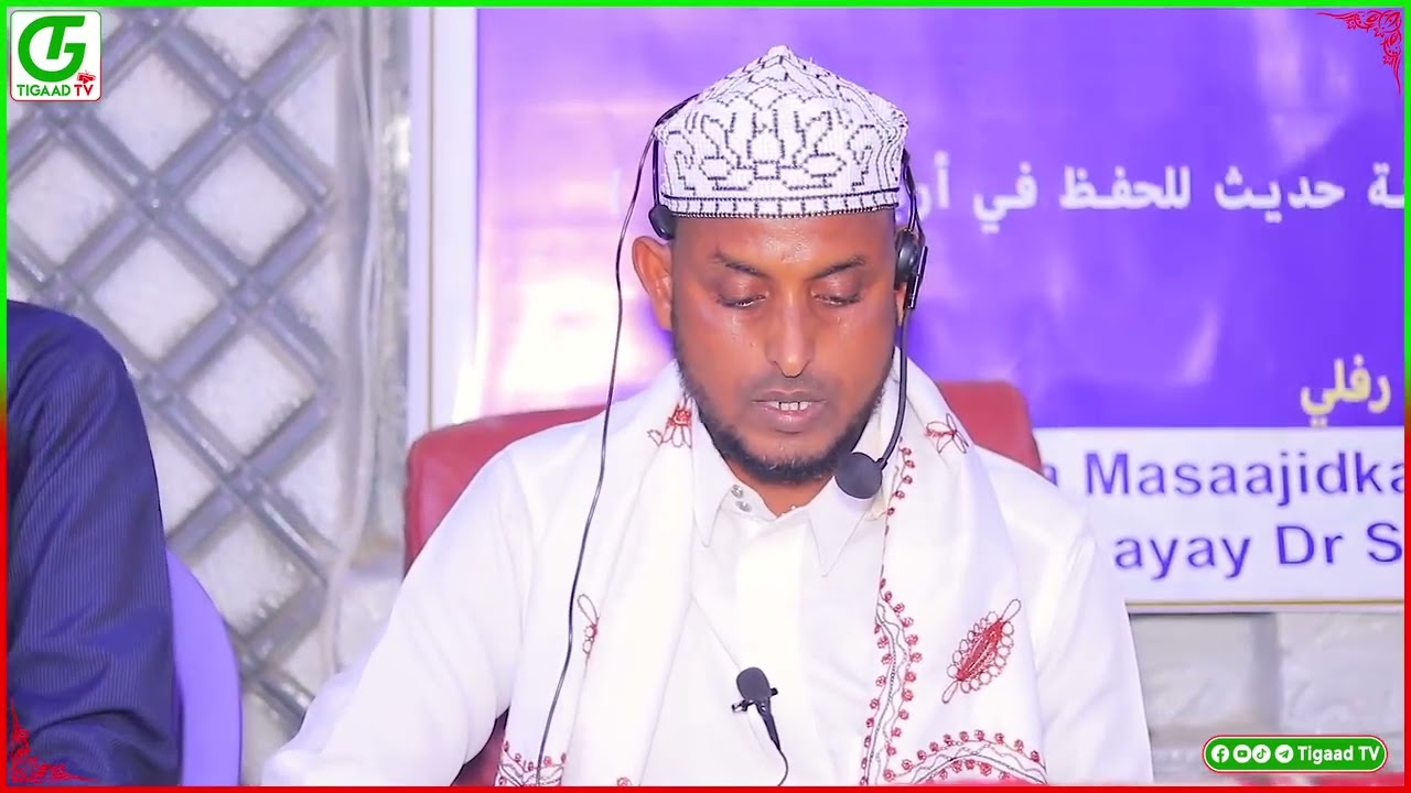 Xafladda Khatimka Kutub Culuumta Shareecada ah oo Dr.Sh.Cabdikarim Cali Rafle uu dhigayey
