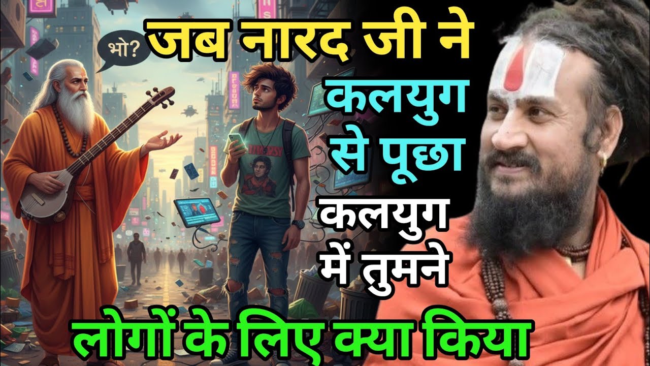 जब नारद जी के सवालों में फंस गए कलयुग महराज | vipin Bihari Das | Vipin Bihari viral bundeli bhagwat 