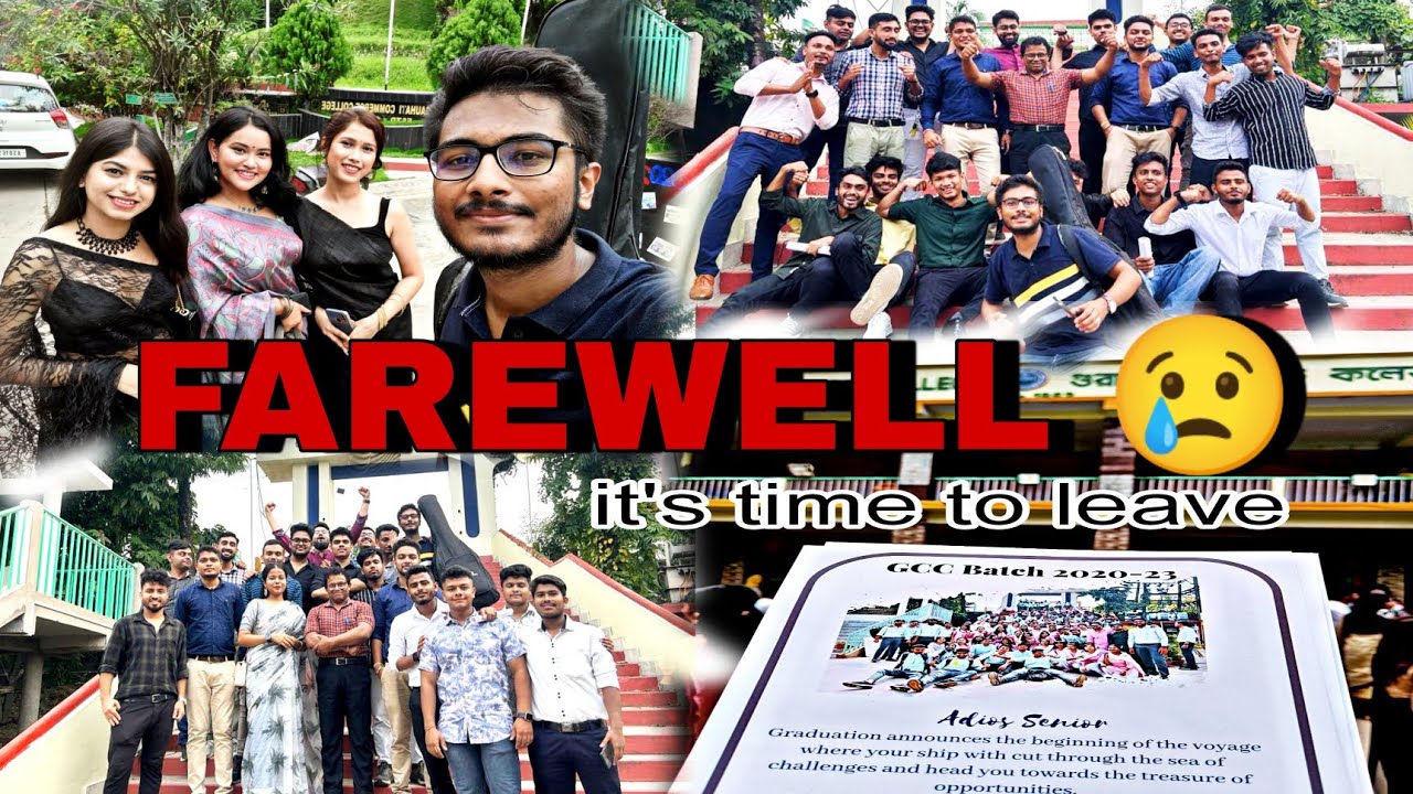 Our Farewell।। it's time to leave।। Gauhati Commerce College।। #leave #sad #collegefarewell #viral