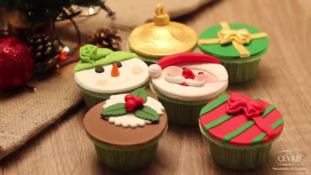 Çevre Pastaneleri | Yılbaşı cupcake yapımı