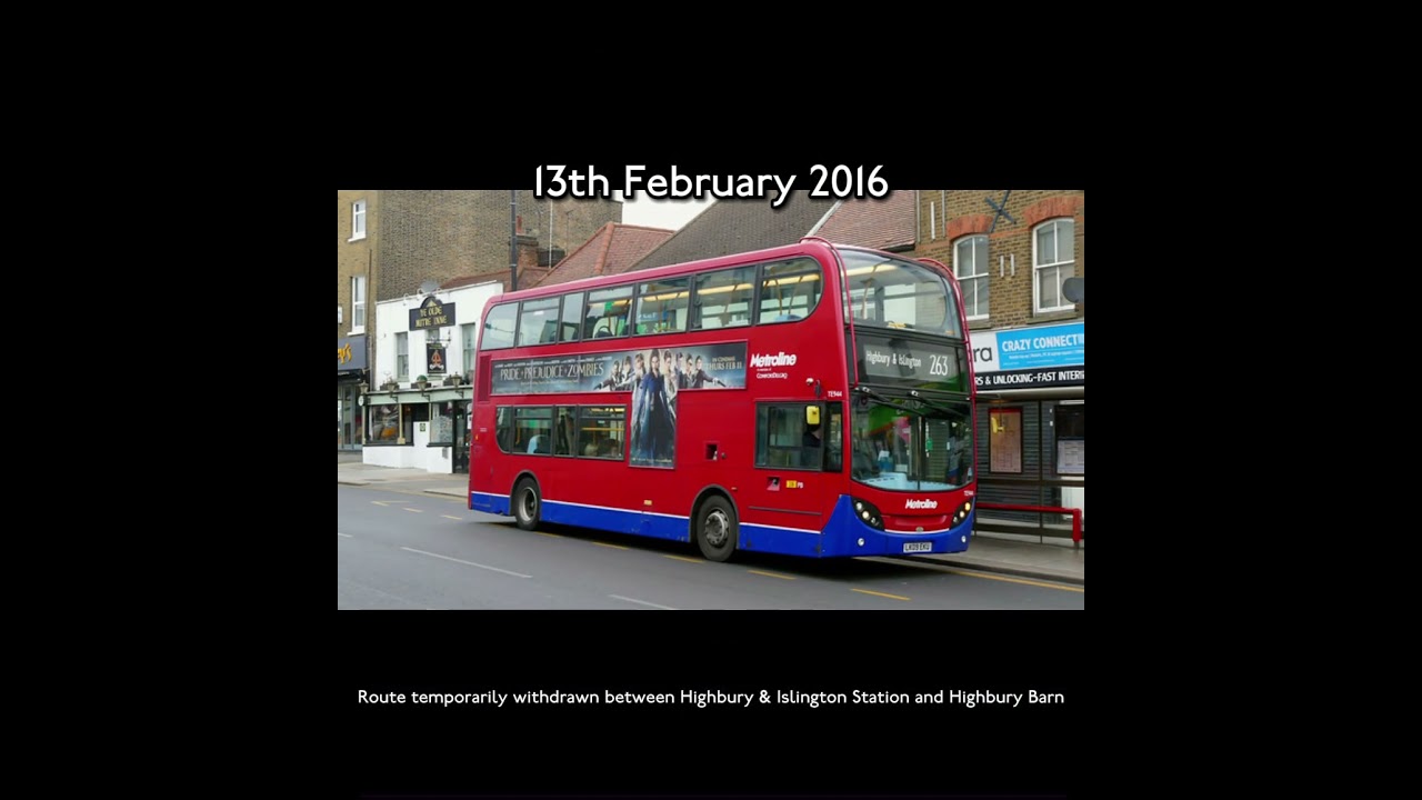 Evolution of route 263 (2023-2009) #fortheloveofbuses