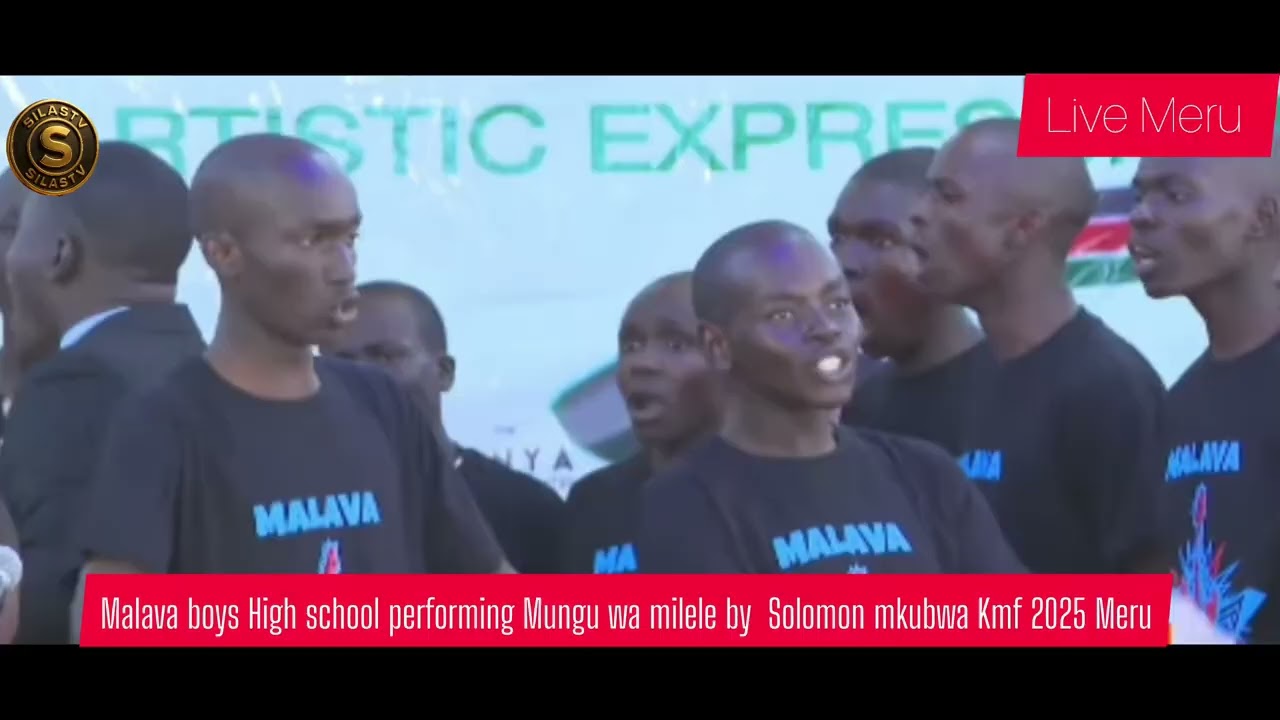 Malava boys High school performing Mungu wa milele by Solomon mkubwa Kmf 2025