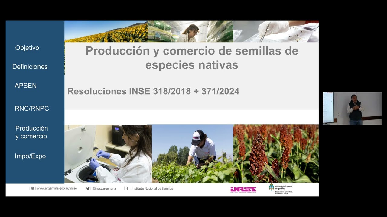 Producción y Comercialización de semillas de especies nativas. Res 318/2018+371/2024