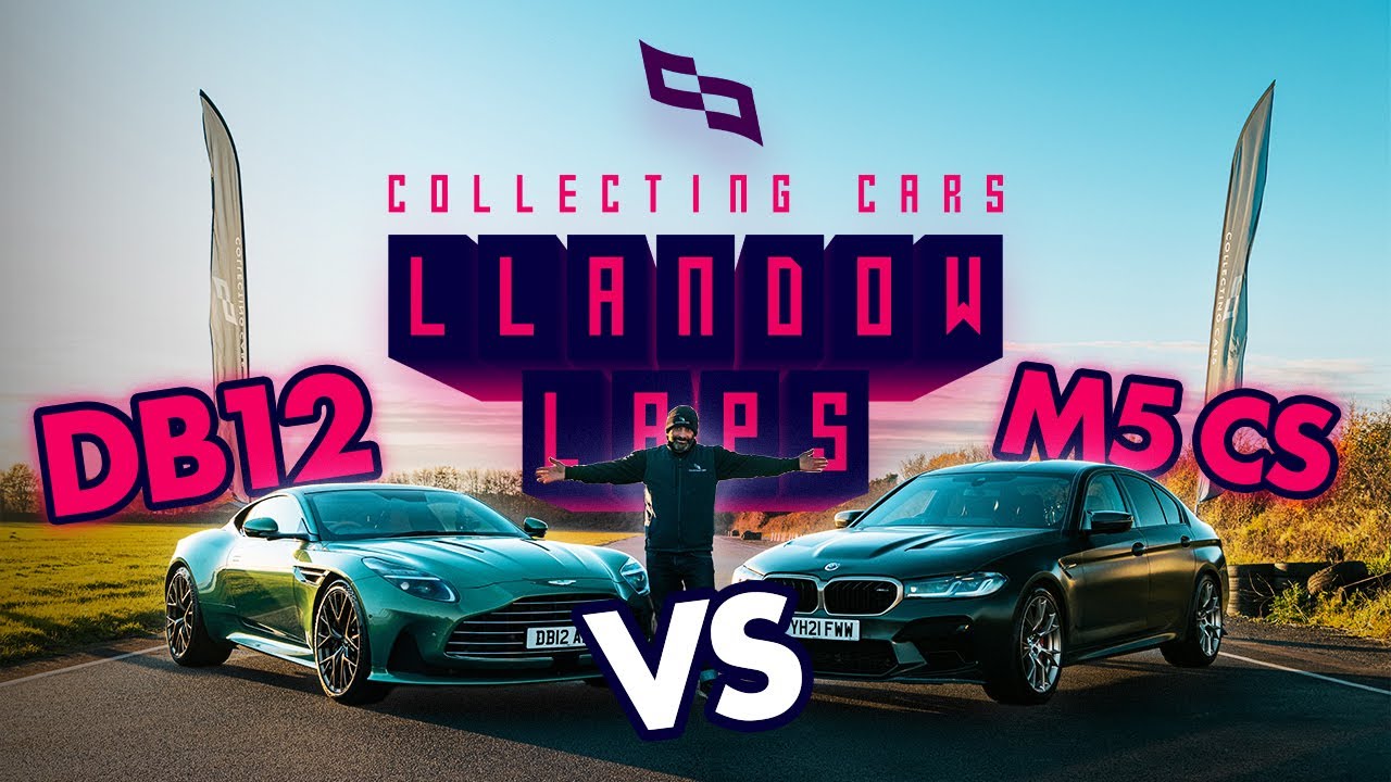 Aston Martin DB12 против BMW M5 CS | Крис Харрис представляет - круги Лландоу