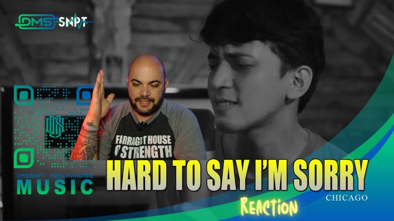 Dimas Senopati - Hard to Say I'm Sorry  (Chicago Acoustic Cover) |REACTION|
