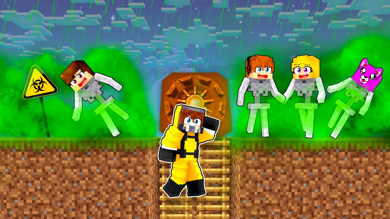 TRUJĄCY ZIELONY GAZ OPANOWAŁ NAS w Minecraft!