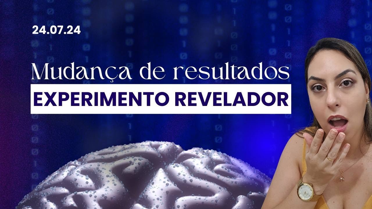 MUDANÇA DE RESULTADOS EXPERIMENTO REVELADOR #mudançadehabito #recursosvibracionais #eusouppp