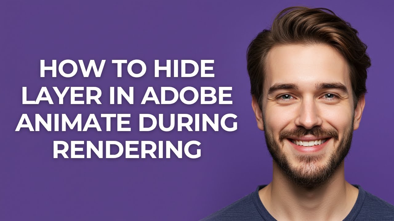 How to Hide Layer In Adobe Animate During Rendering - GUIDE!