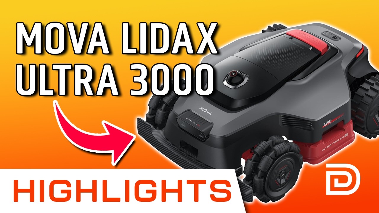 Основные характеристики роботизированной газонокосилки Mova LiDax Ultra 3000 AWD