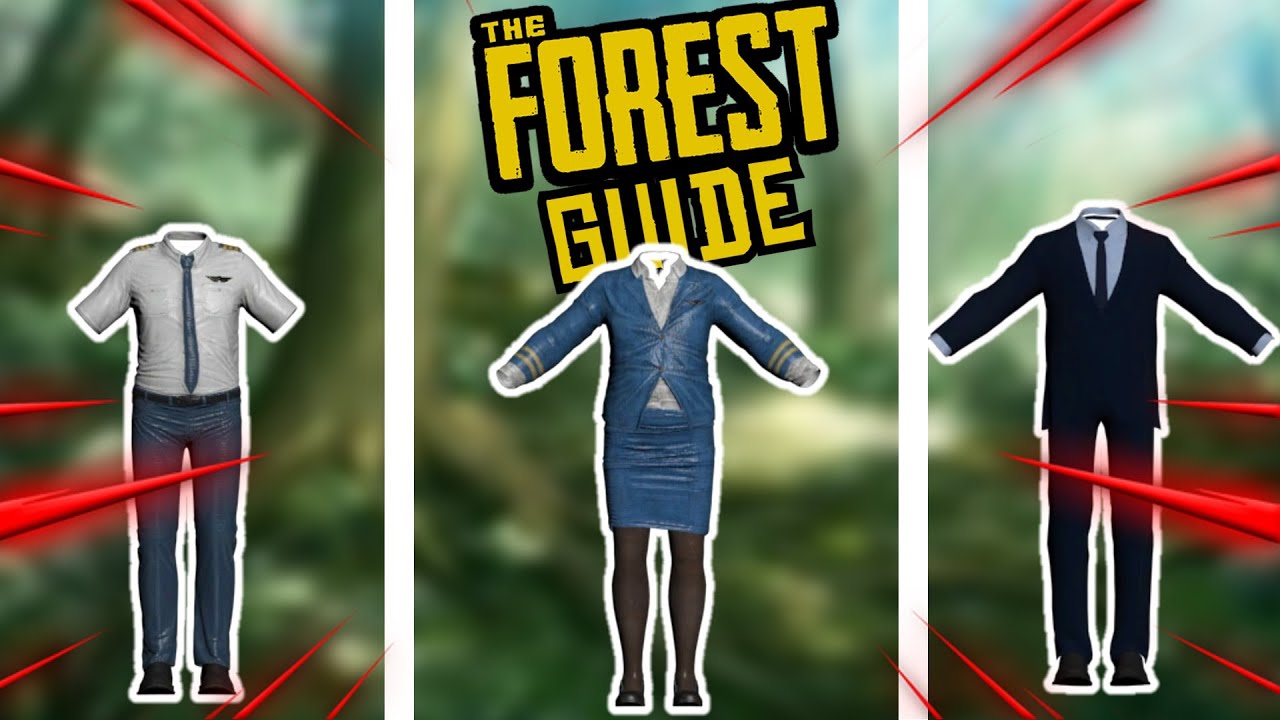 The Forest: ALL 6 Unique Outfit Locations