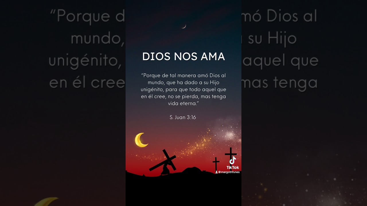 Dios nos ama. #dios #diosnosama #amor #amordedios #religion