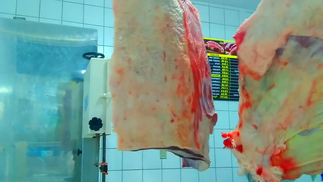 tirando fraldinha de costela