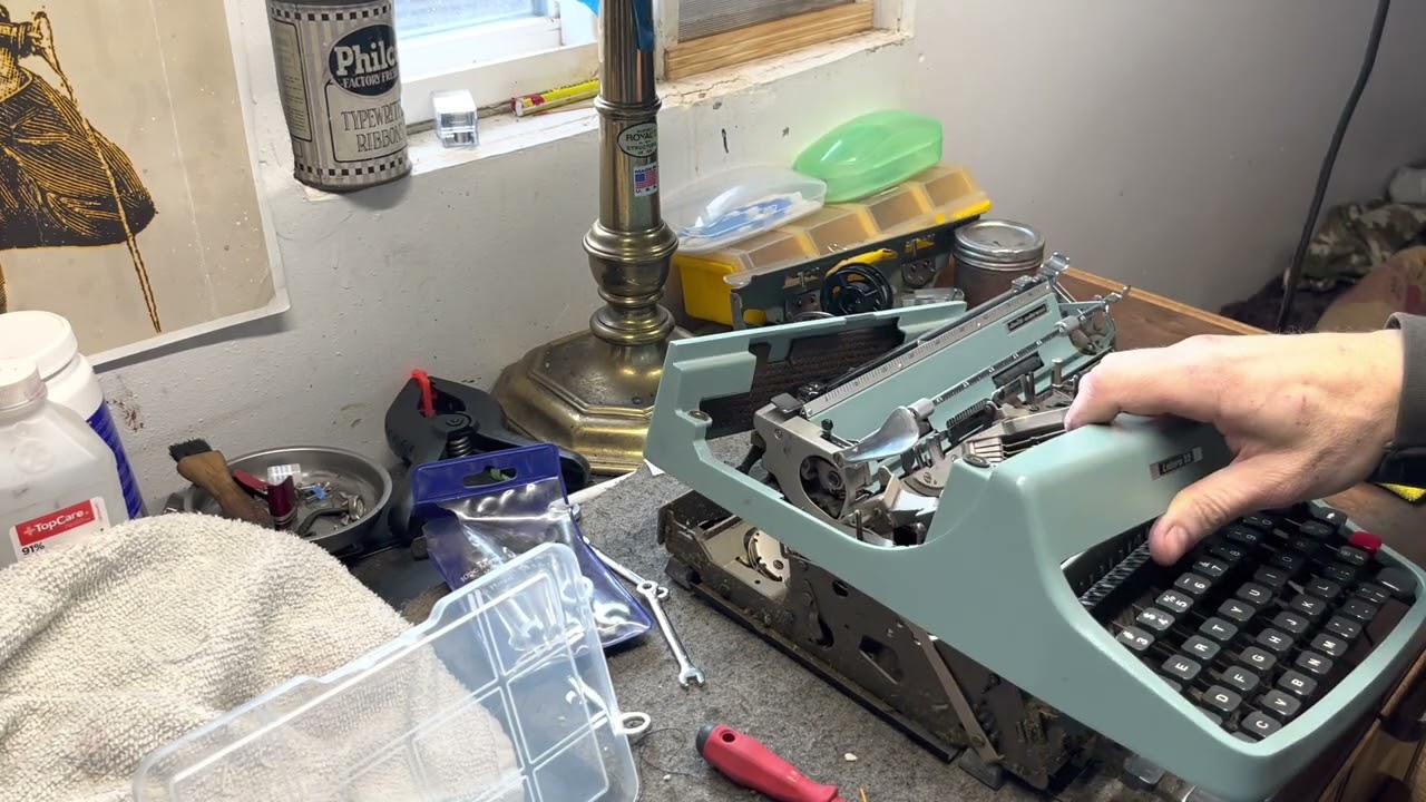 Complete Lettera 32 Tear Down For Service and Paint