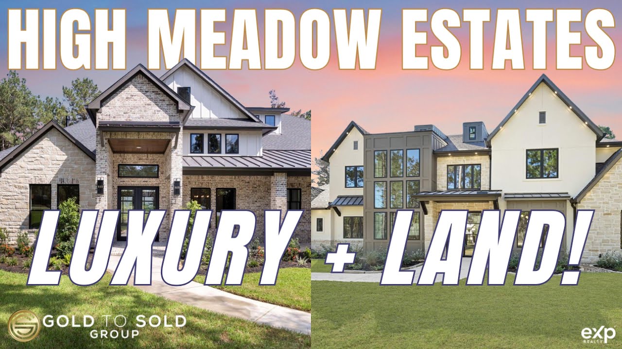 Montgomery Texas Luxury Home Tour | Inside 4 Luxury Homes in High Meadow Estates
