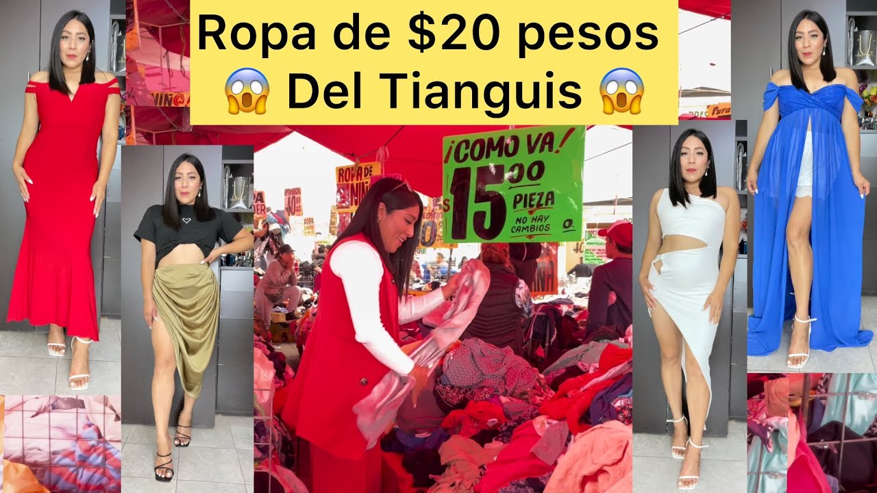 Ropa de Tianguis de $20 pesos encontré  Súper Gangas en la Paca ✅