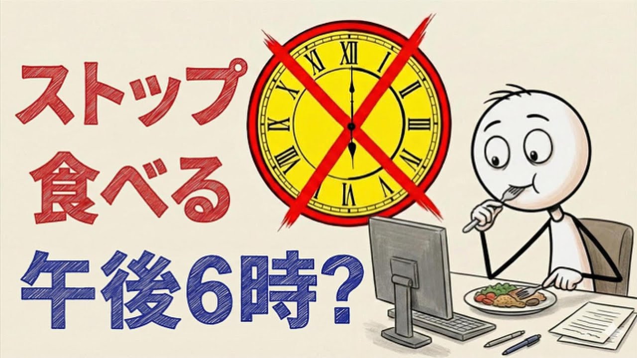 午後6時のルール：早めの夕食が脂肪燃焼スイッチを入れる理由