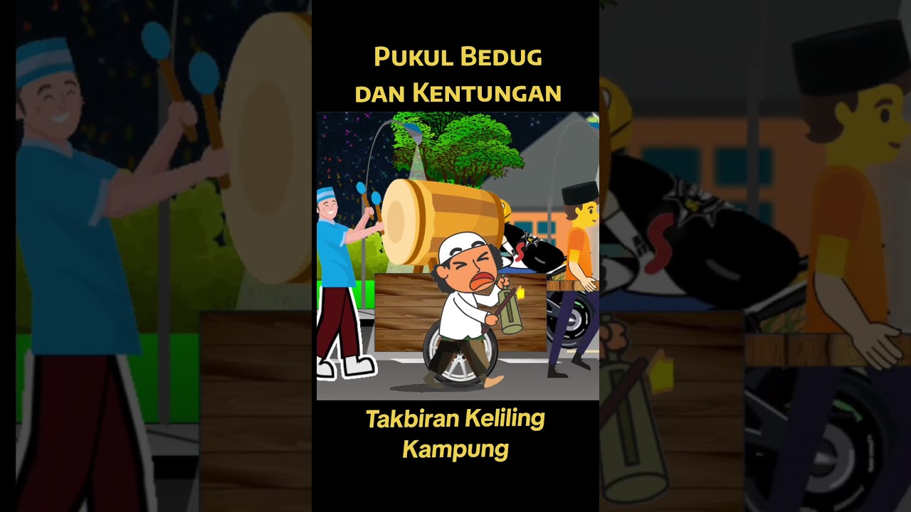 pukul bedug dan Kentungan di malam takbiran 