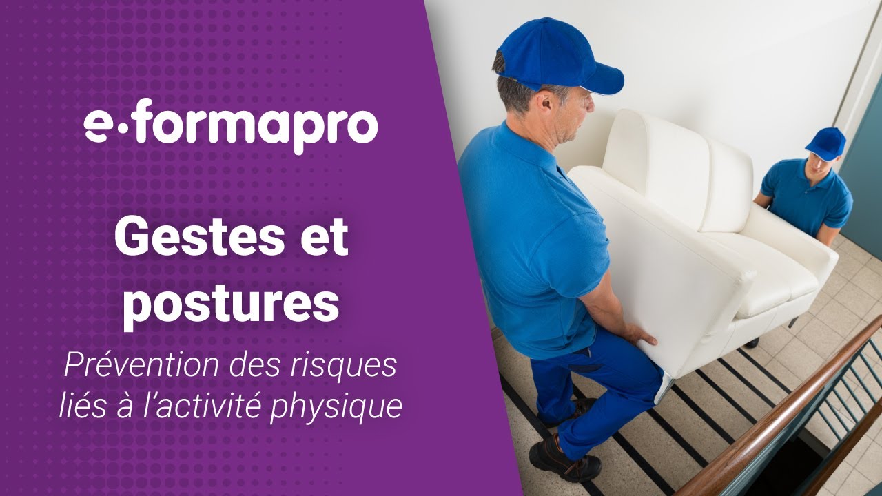 E-Formapro : E-learning Gestes et postures