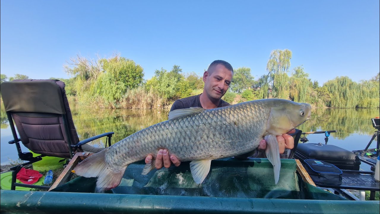 Pecanje na reviru Crni Vir,Kać - Pecanje po temperaturi 40 c