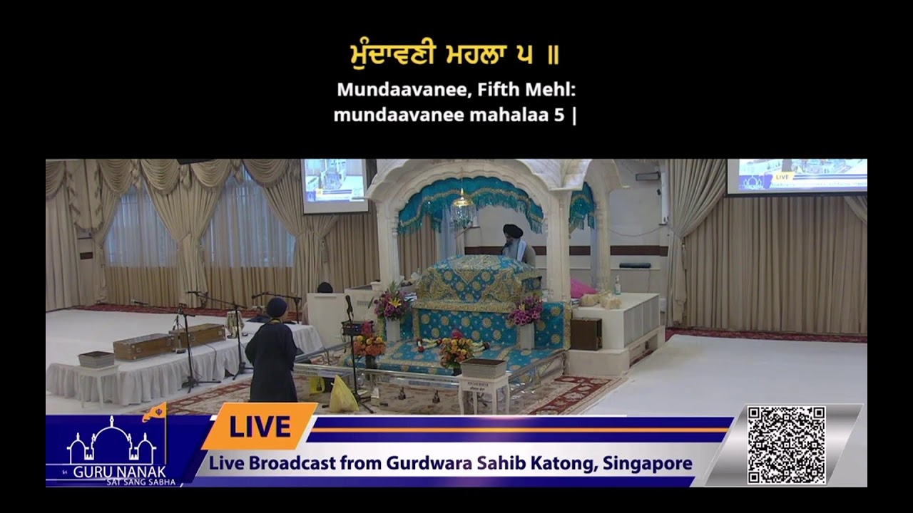 Live Streaming from Gurdwara Sahib Katong 2025-2026