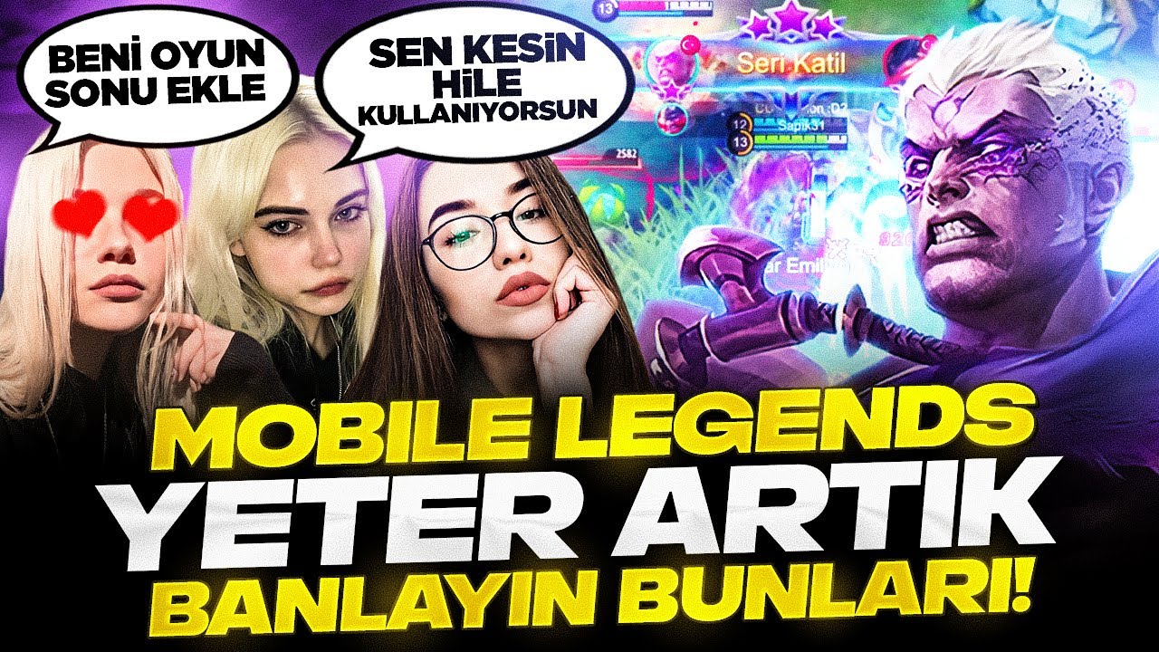 3 KIZI HİLELİ TAKTİK İLE TAVLADIK AMA MANİTASI BİZE NASIL KIZDI | YENİ GÜÇLÜ HERO | Mobile Legends