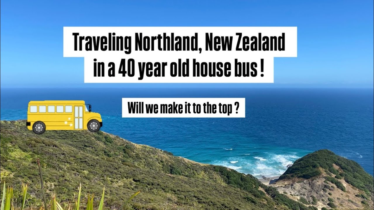 Two 20 years olds traveling Northland, New Zealand in our house bus (Vlog)