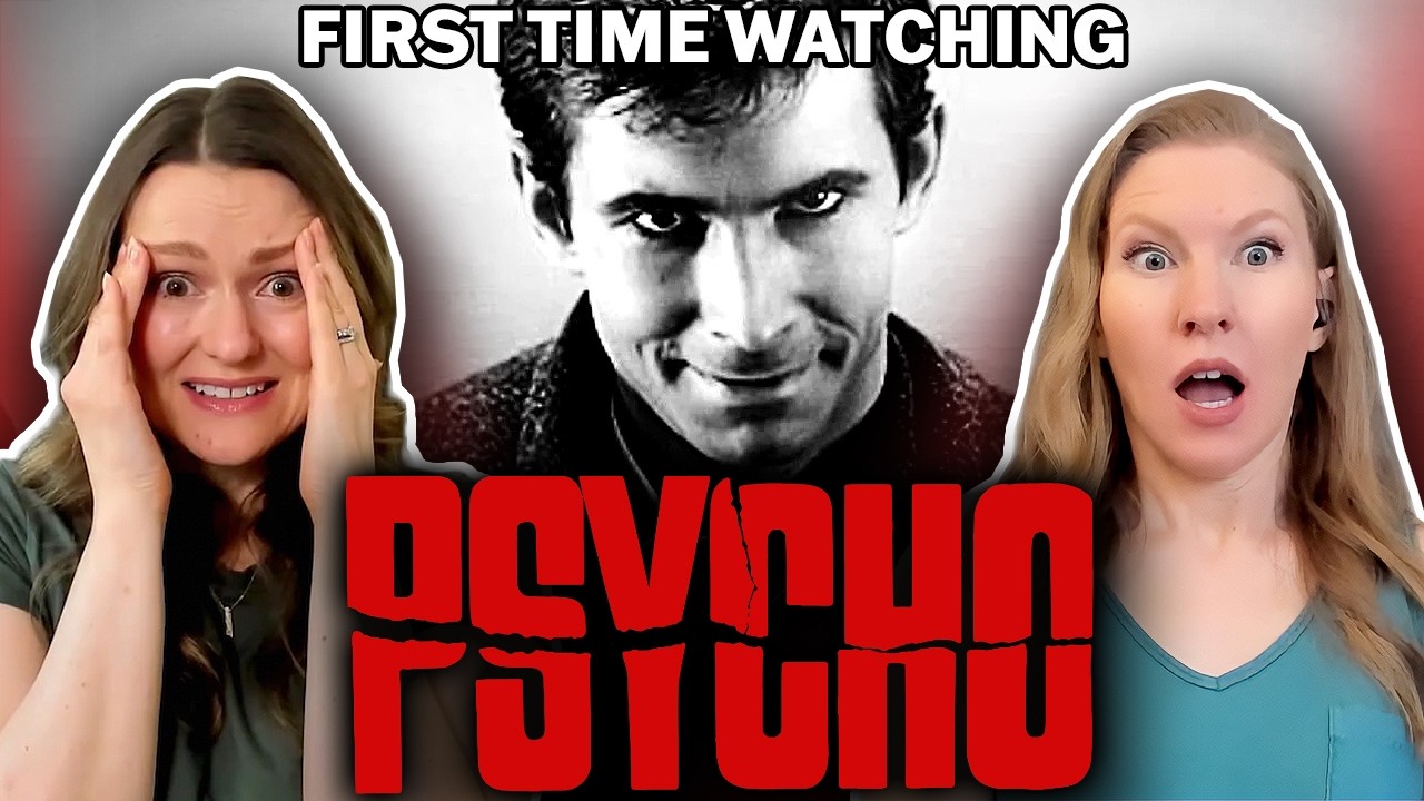 It's our first time watching PSYCHO | Movie Reaction | Sisters React