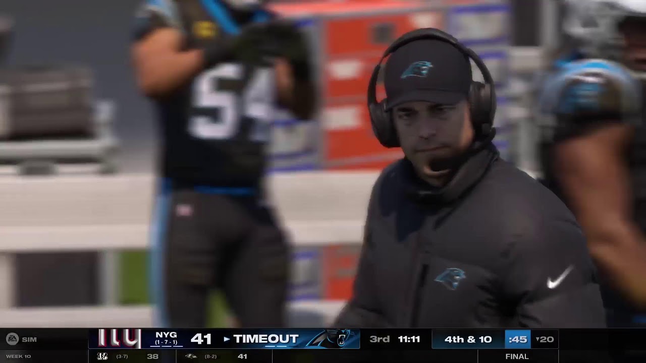 NFL wk 10 SMF Germany Game New York Giants 1-7-1 🆚 Carolina Panthers 5-4 /press conference