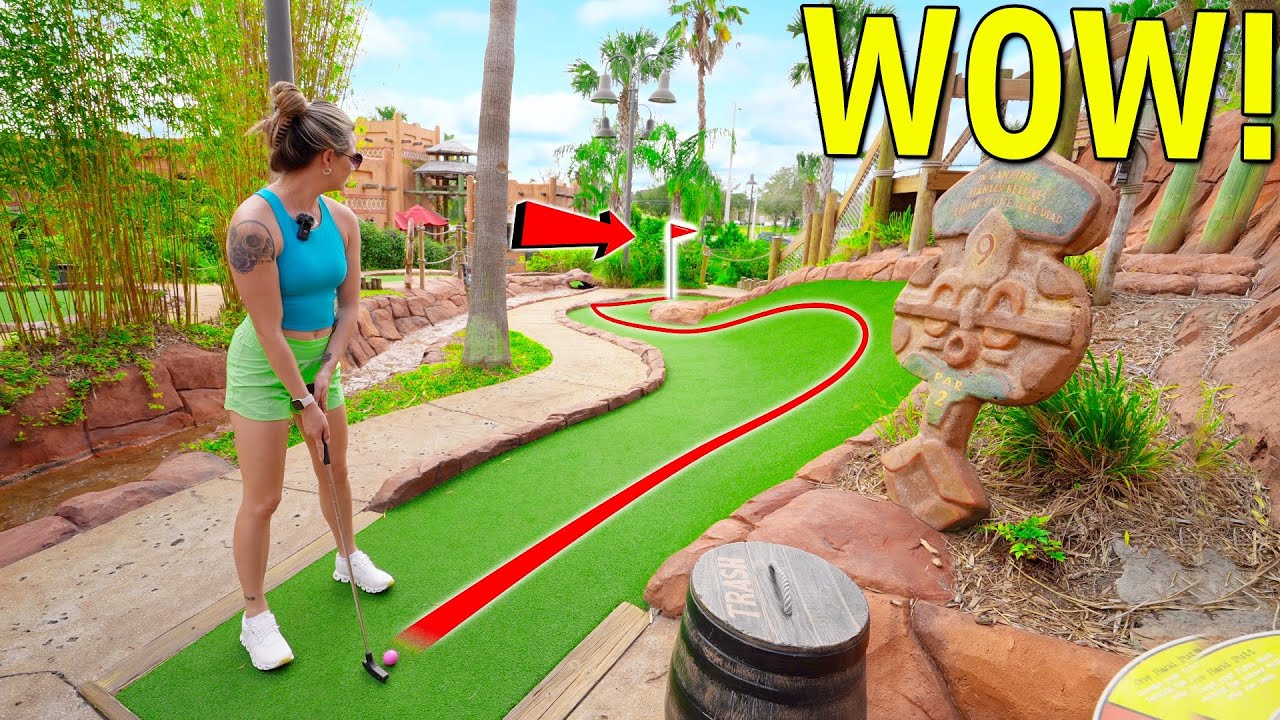 This Congo River Mini Golf is Amazing! - Awesome Course!