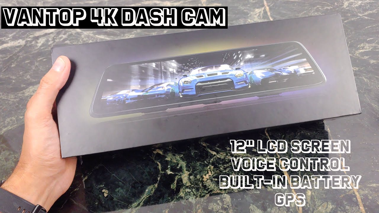 VanTop 4K Dash Cam : Voice Controls, GPS, Parking Monitor!