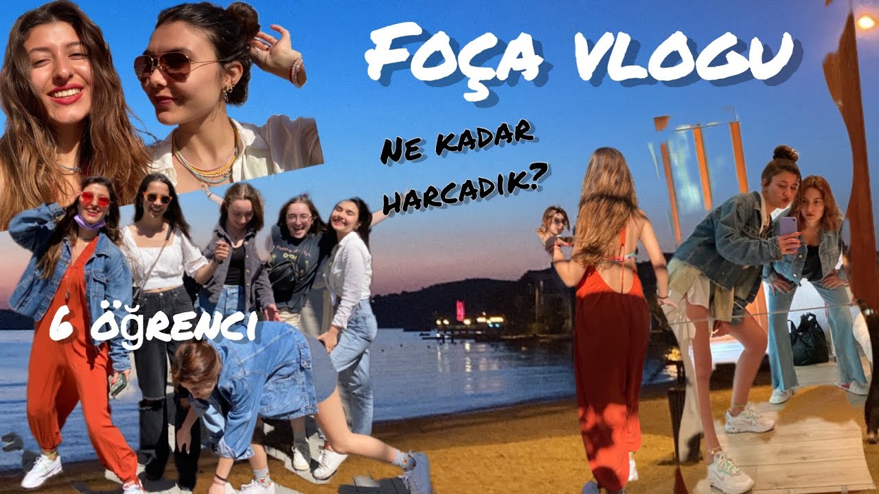İZMİR FOÇA ÖĞRENCİ İŞİ TATİL | FİYAT, 6 KIZ, PANSİYON TURU #vlogging #vlog #foça
