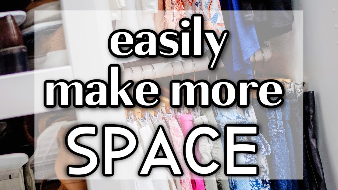 Tips to keep more clothes in your closet