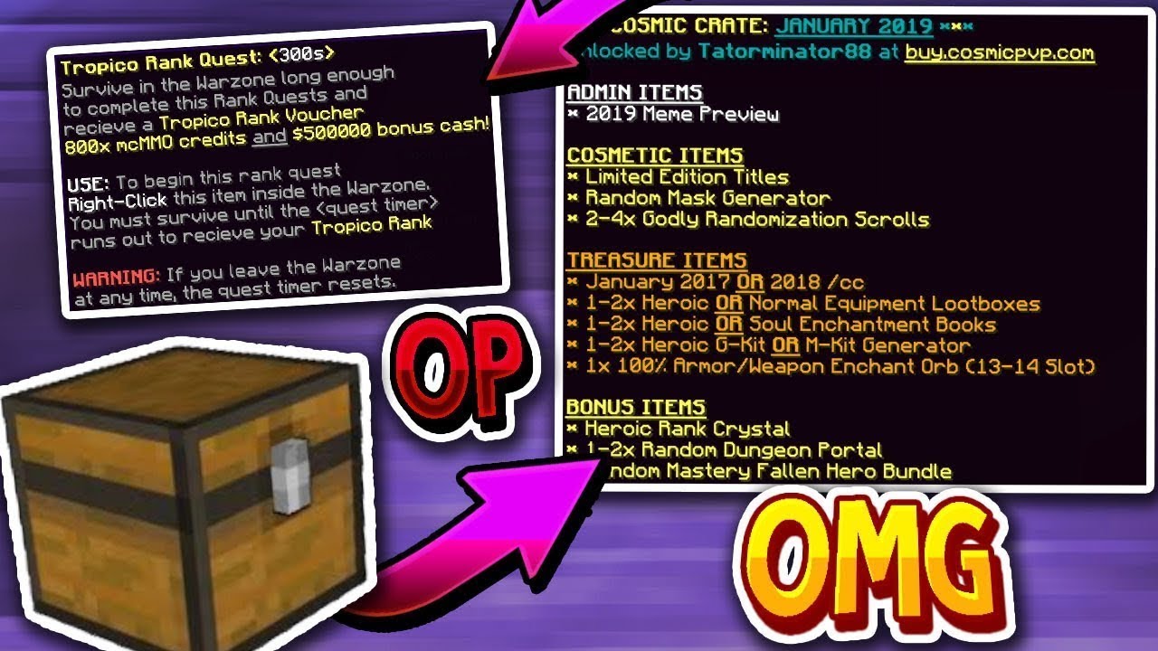 OPENING THE *NEW* THANKSGIVING COSMIC CRATE (SO MANY SLOTS) | CosmicPvP Minecraft