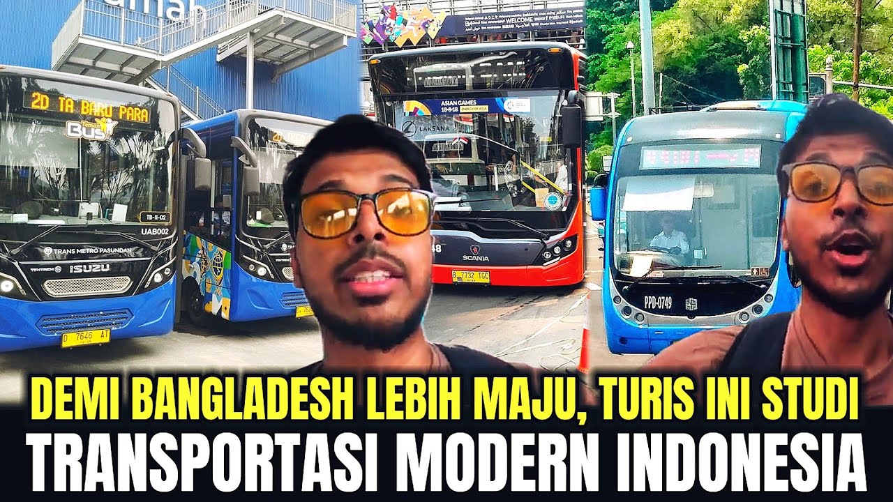 TURIS BANGLADESH DATANG KE JAKARTA DEMI MENCONTOH TRANSPORTASI MASA DEPAN