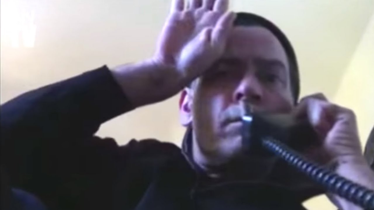 Charlie Sheen's drug addled phone call with agent and then descent into a stupor of highness.