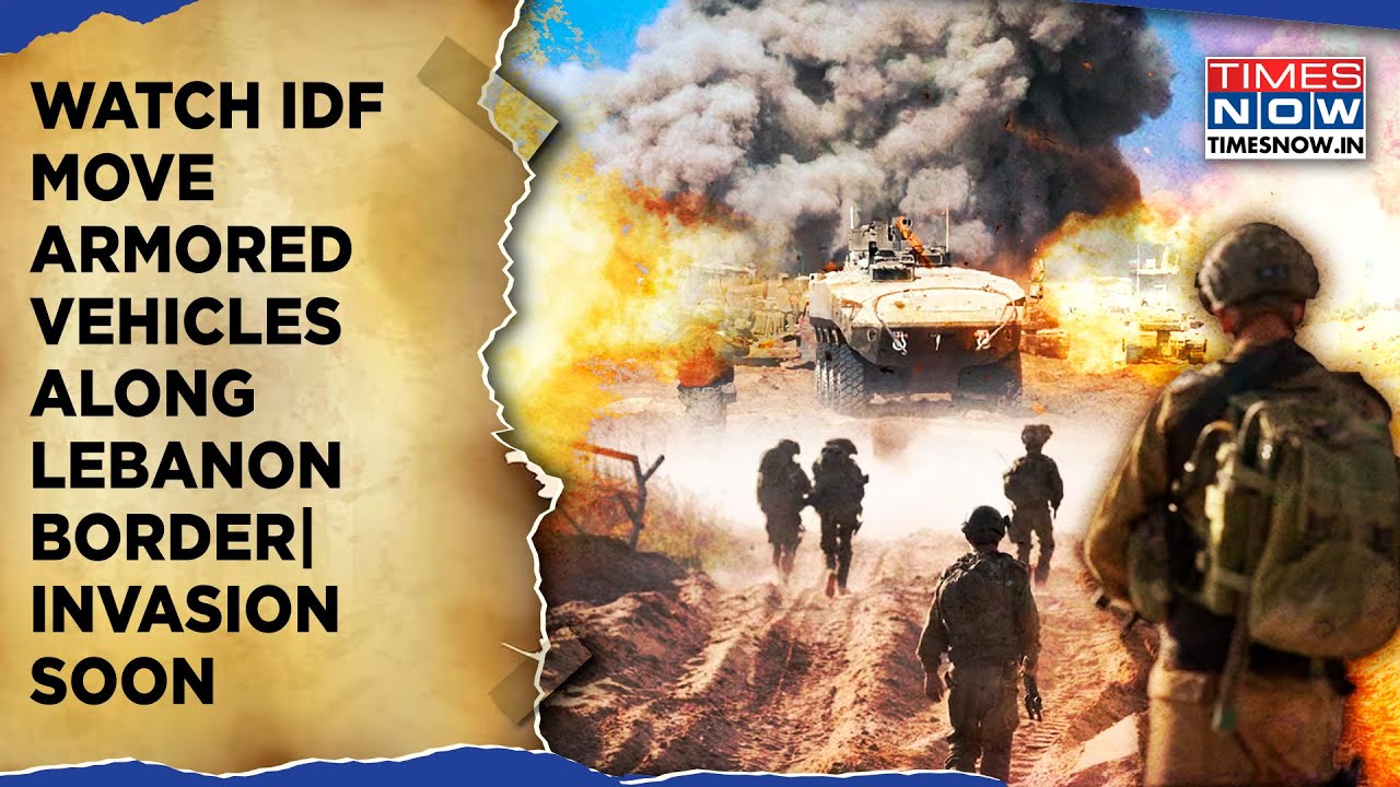 IDF Moves Armored Vehicles Along Lebanon Border As Iron Dome Stops Hezbollah Barrage| Invasion Soon?